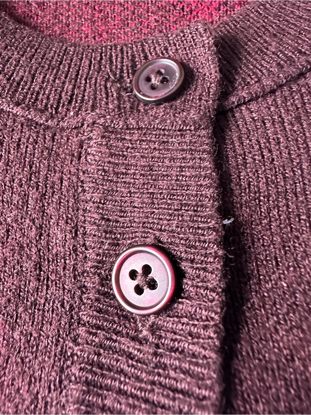 LOFT Cat Pattern Cardigan - Picture 6 of 8